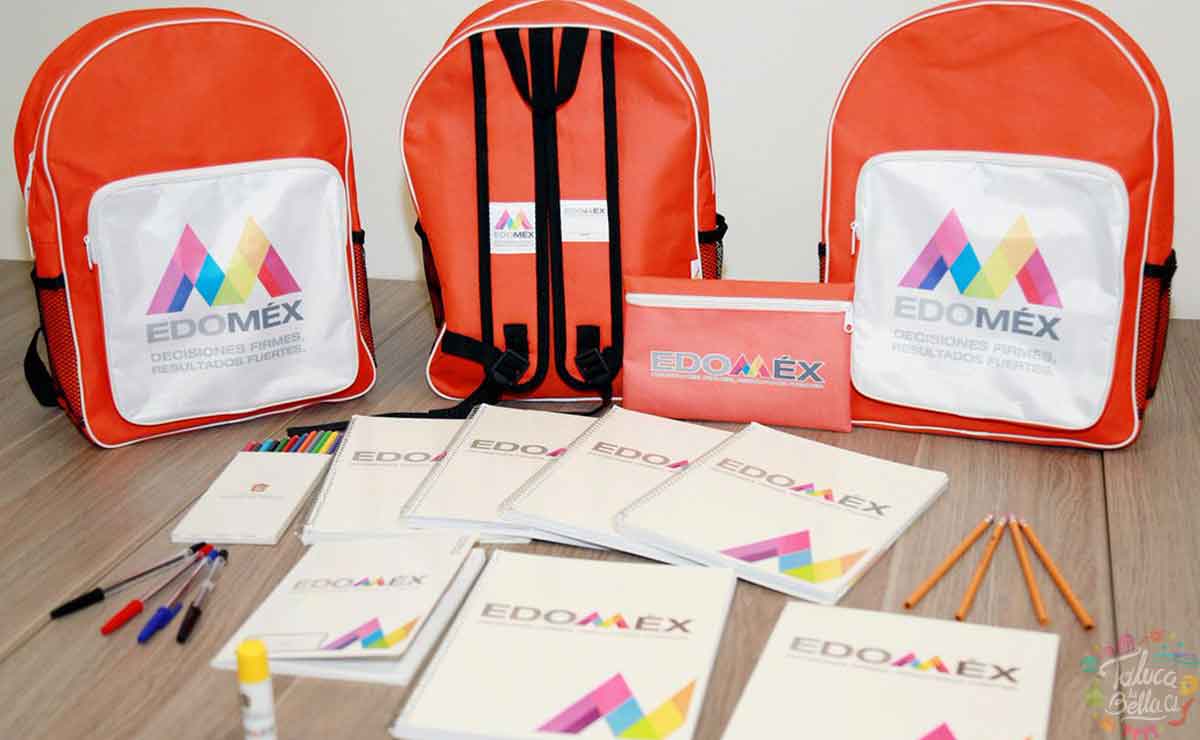 ¿Qué contiene la mochila de Utiles Escolares del Estado de México?