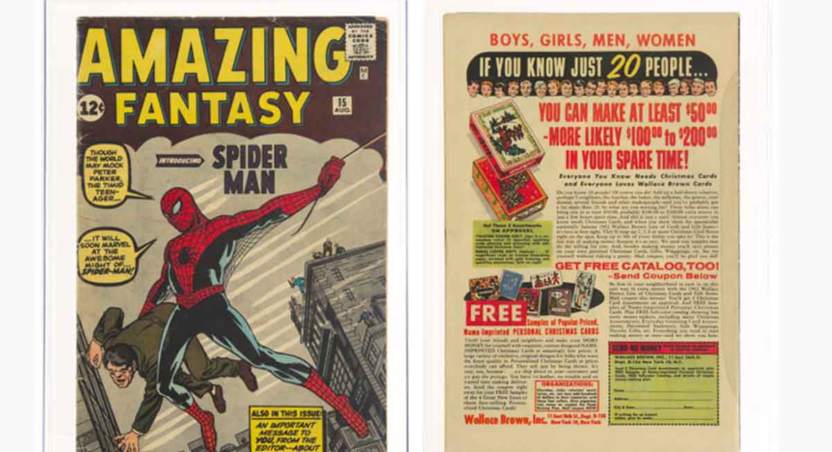 Cómic Spiderman 1 se vende en más de 71 millones de pesos