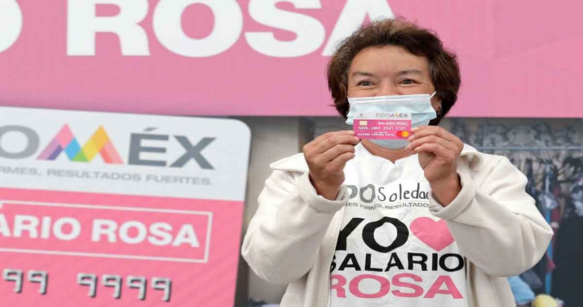 pasos para sacar el salario rosa 2021 edomex