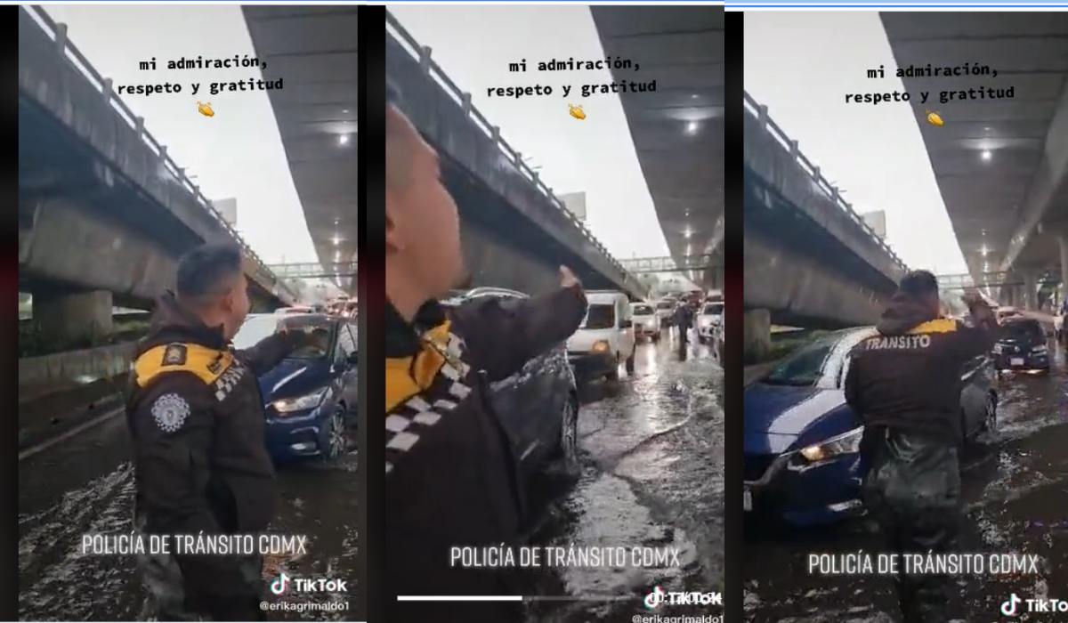 Video viral 2021- Policía de tránsito de la CDMX se gana el respeto mostrando el amor por su trabajo 