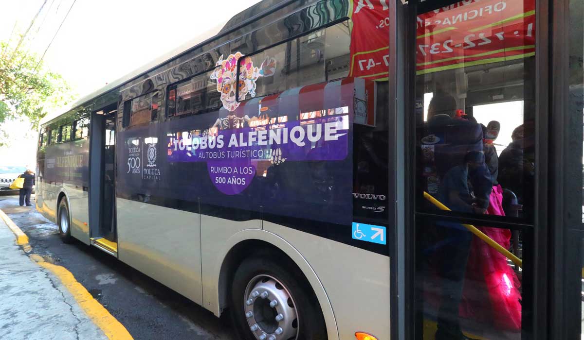 ¡Prepárate para este increíble vieja! A partir de hoy podrás disfrutar de la increíble ruta turística Toluca, Recorrido de Mi Alma, a bordo del ToloBus Alfeñique.