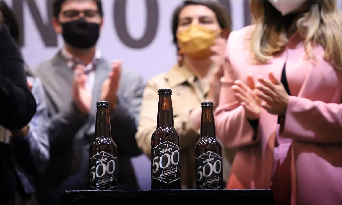 cerveza tierra de encuentro por los 500 años de toluca