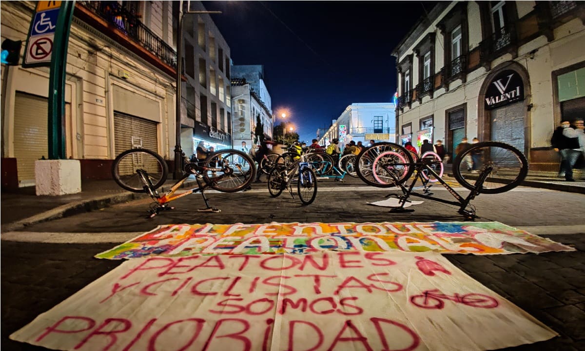 manifestacion en el centro de toluca