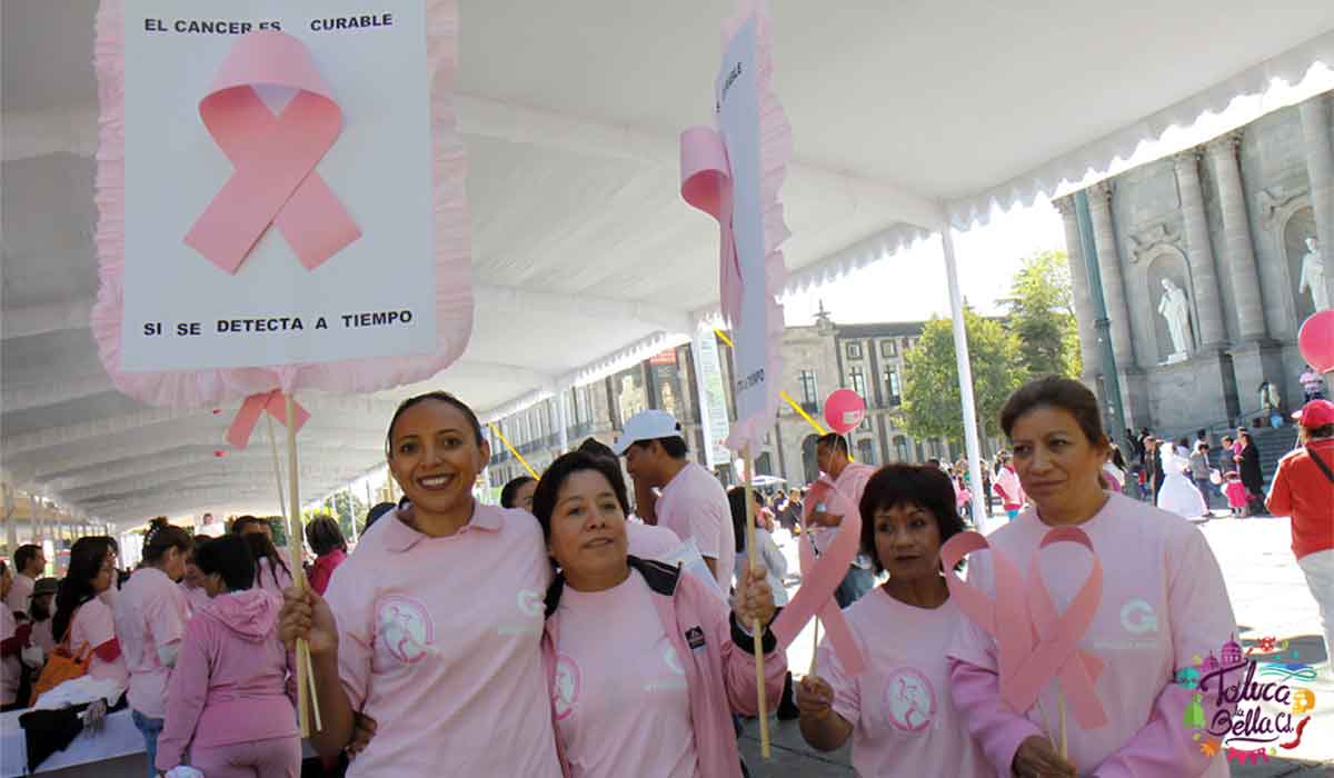 Octubre Rosa: ¡Rodada en pro de la detección temprana de cáncer de Mama! Toluca, Estado de México