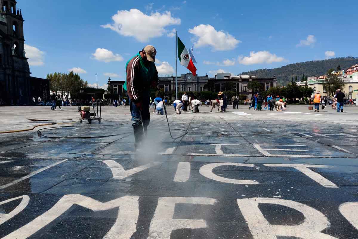 Protesta en la Plaza de los Mártires en Toluca por la liberación de ‘Los Nadies del Edomex’, ¡Necesitan apoyo y necesitan mucha empatía!