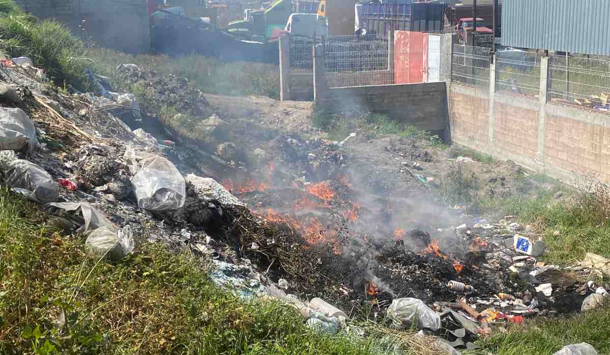 Noticias Toluca - Aumenta la quema de residuos al norte de la capital mexiquense 