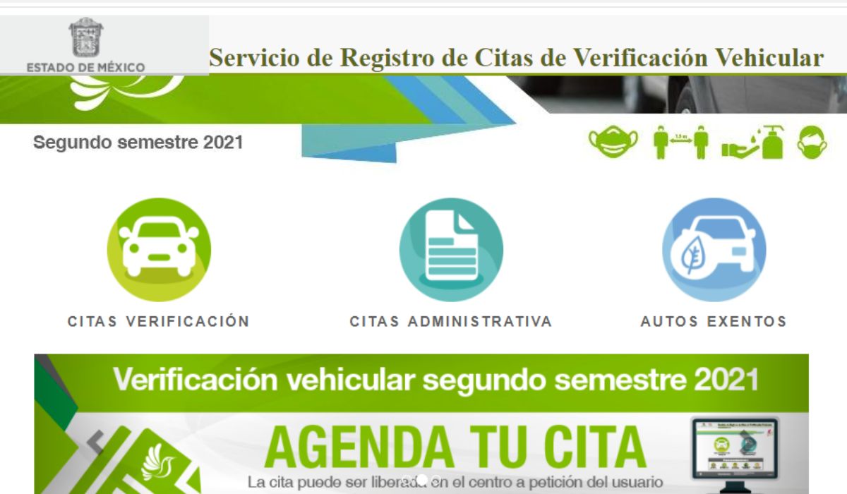 Pasos para sacar una cita para realizar la verificación vehicular EdoMéx 2021
