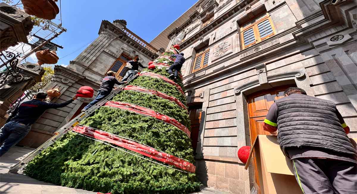 encendido de árbol de navidad en toluca 2021