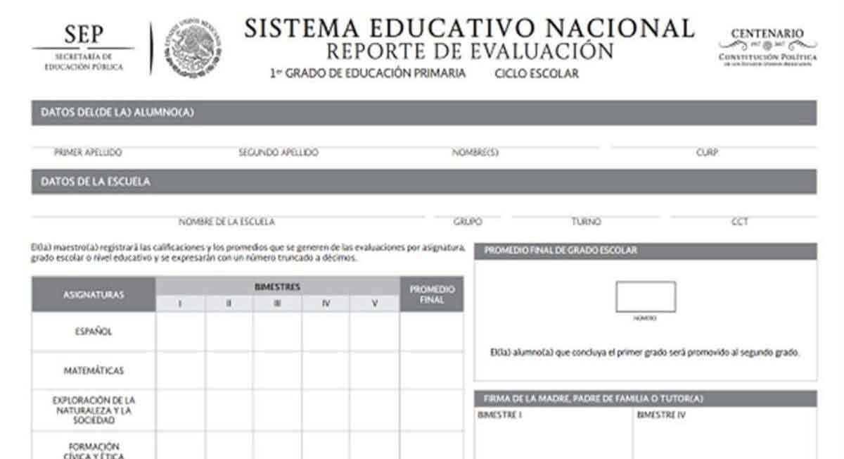 calificaciones sep boletas de calificaciones ciclo escolar 2021-2022