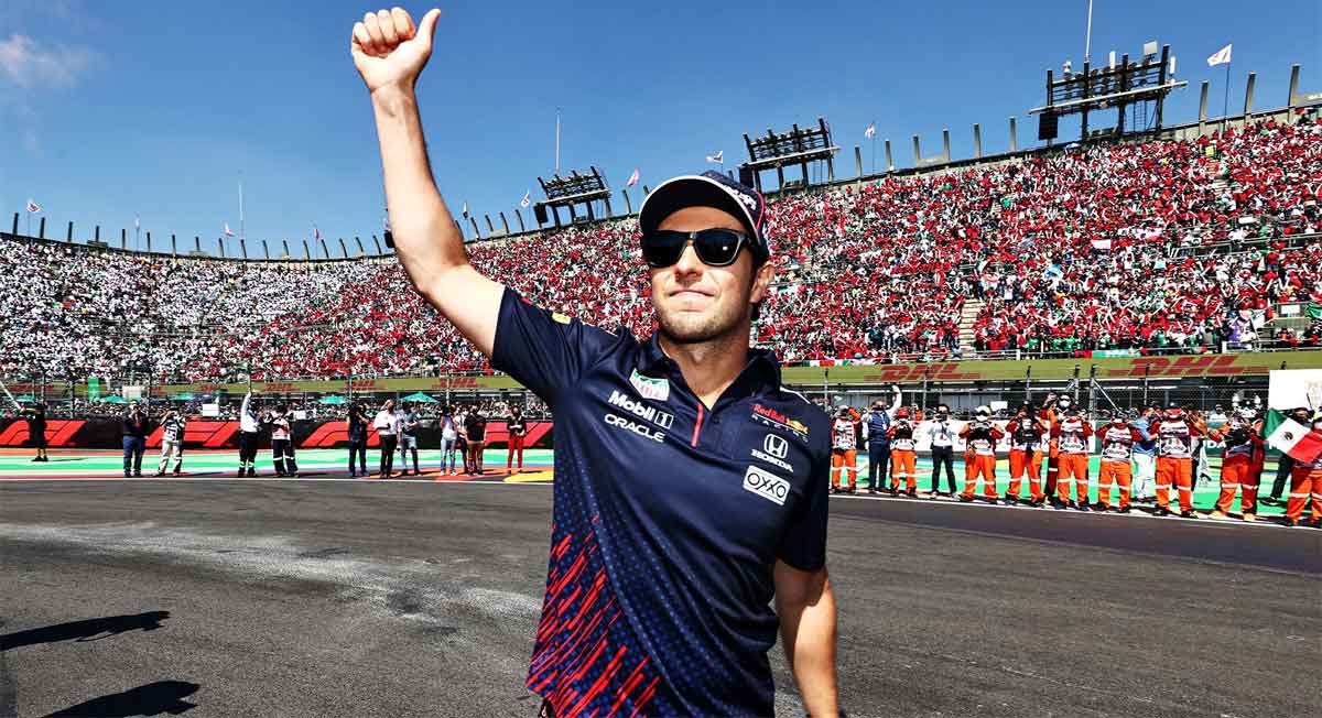 checo perez gana en gran premio de méxico