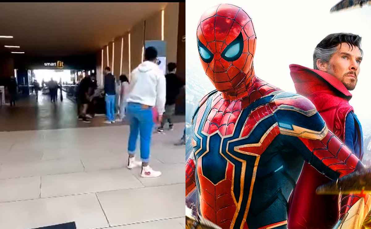 Jovenes se pelean por boletos para Spiderman en plena preventa