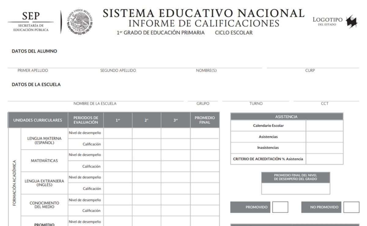 SEP anuncia como consultar y descargar la boleta de calificaciones del ciclo escolar 2021-2022
