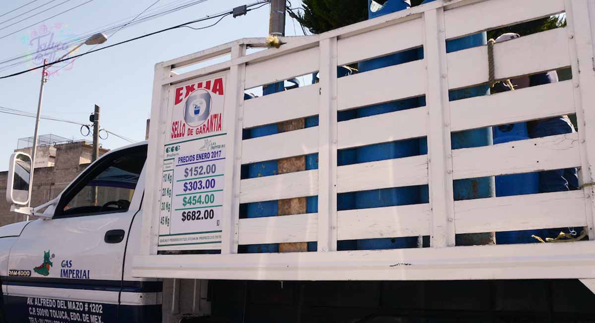 Precio del Gas LP del 26 de diciembre al 1 de enero 2022 Edomex