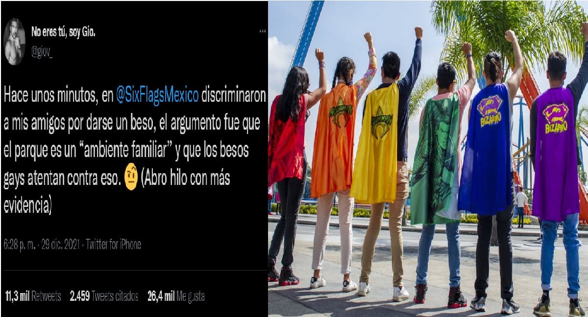 denuncian a six flags mexico por discriminacion y homofobia