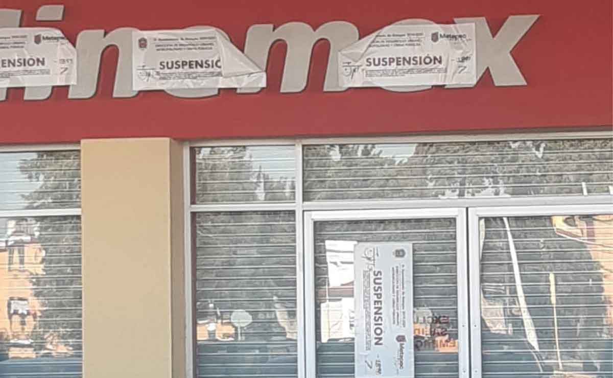 Suspenden cinemex de metepec