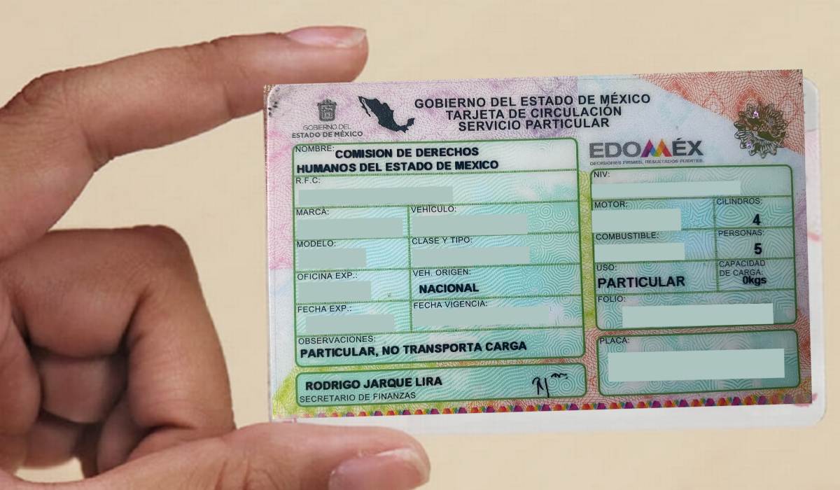 Tarjeta de circulación digital - ¿Se puede tramitar en el EdoMéx?