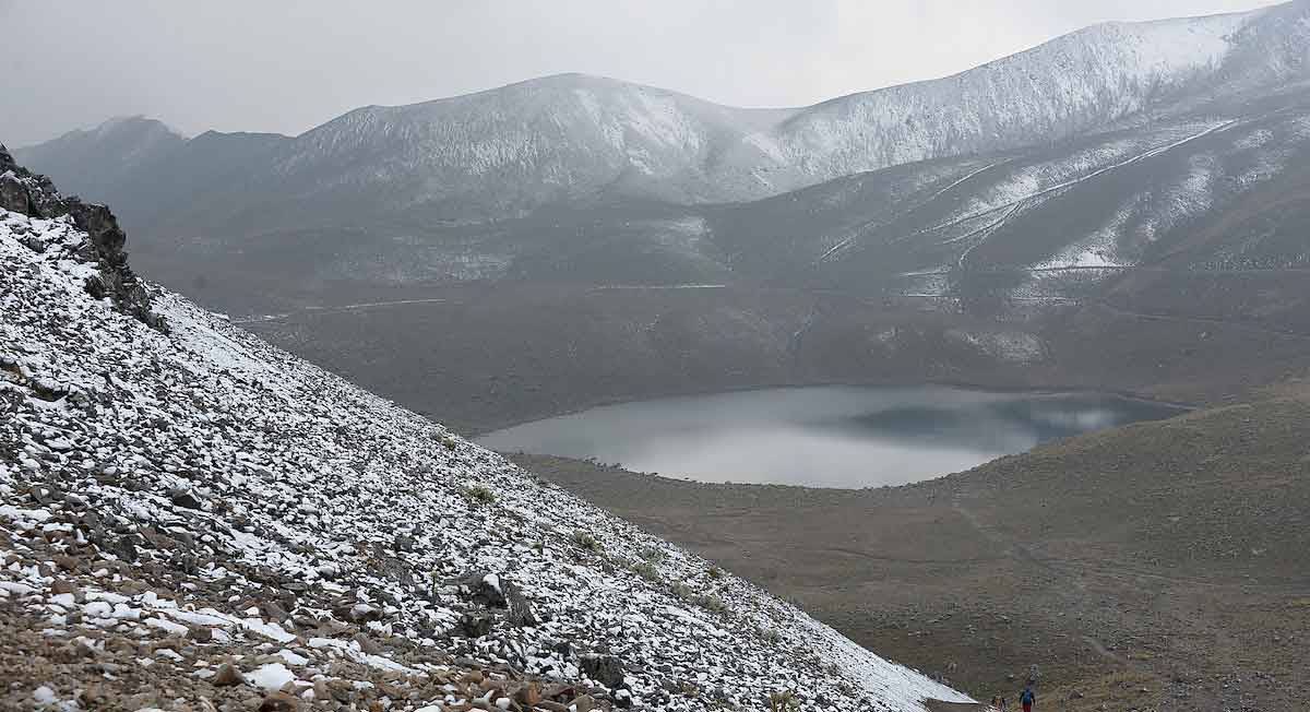 nevado de toluca tiene primera caida de nieve en 2022