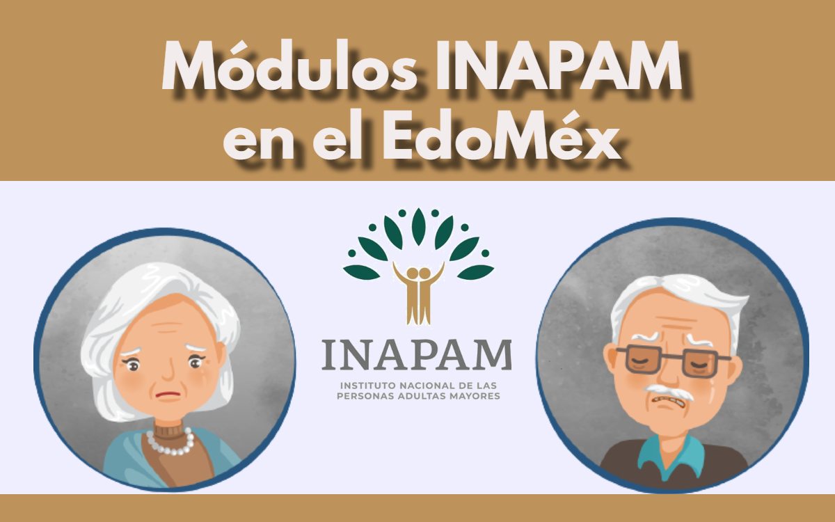Mapa interactivo de los módulos del INAPAM 2022 en el EdoMéx