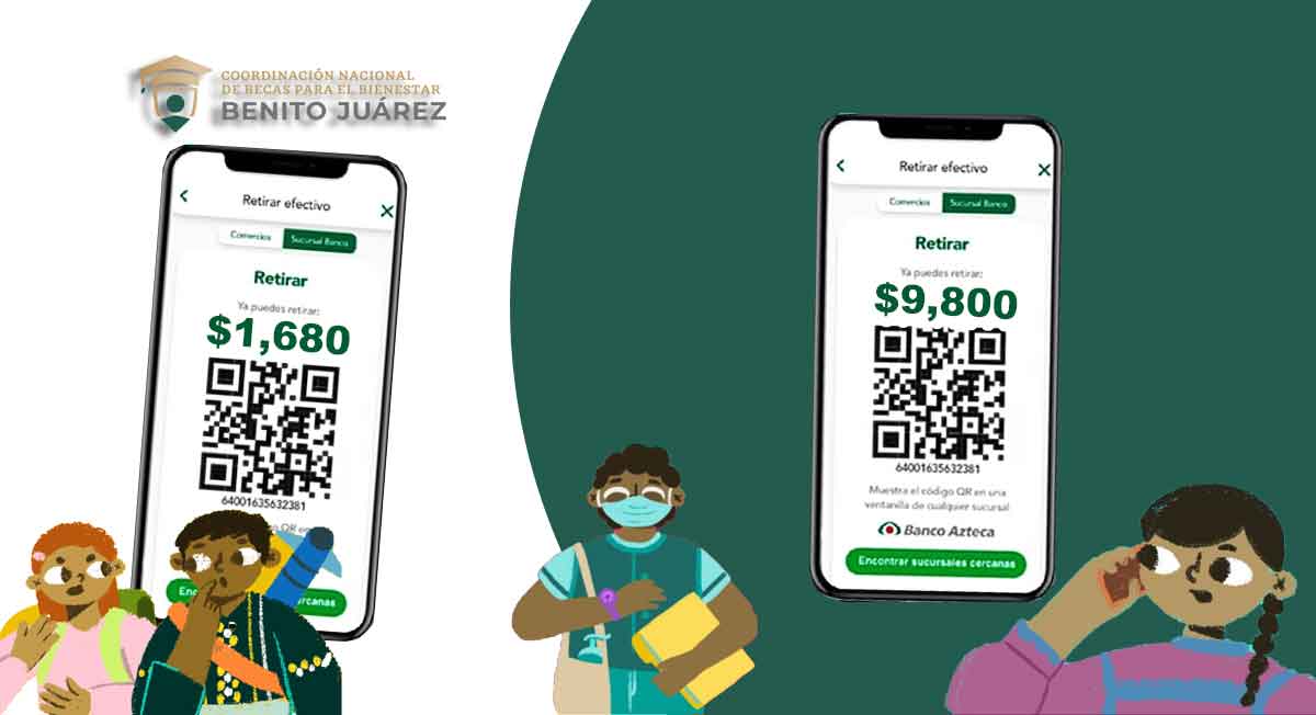 fechas de calendario de pago becas benito juárez 2022