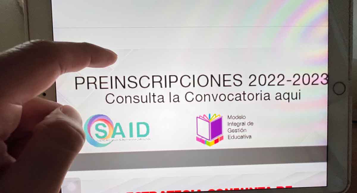 preinscripciones said edomex 2022 preescolar, primaria y secundaria