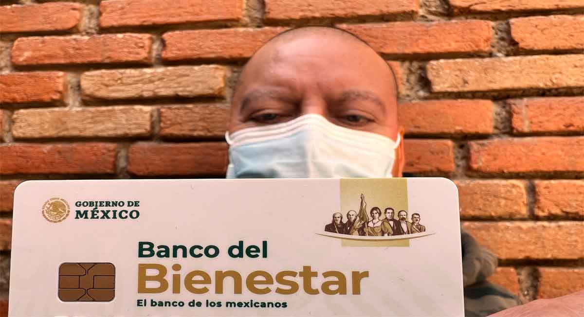beneficiado de la pensión adultos mayores 2022 con tarjeta bienestar