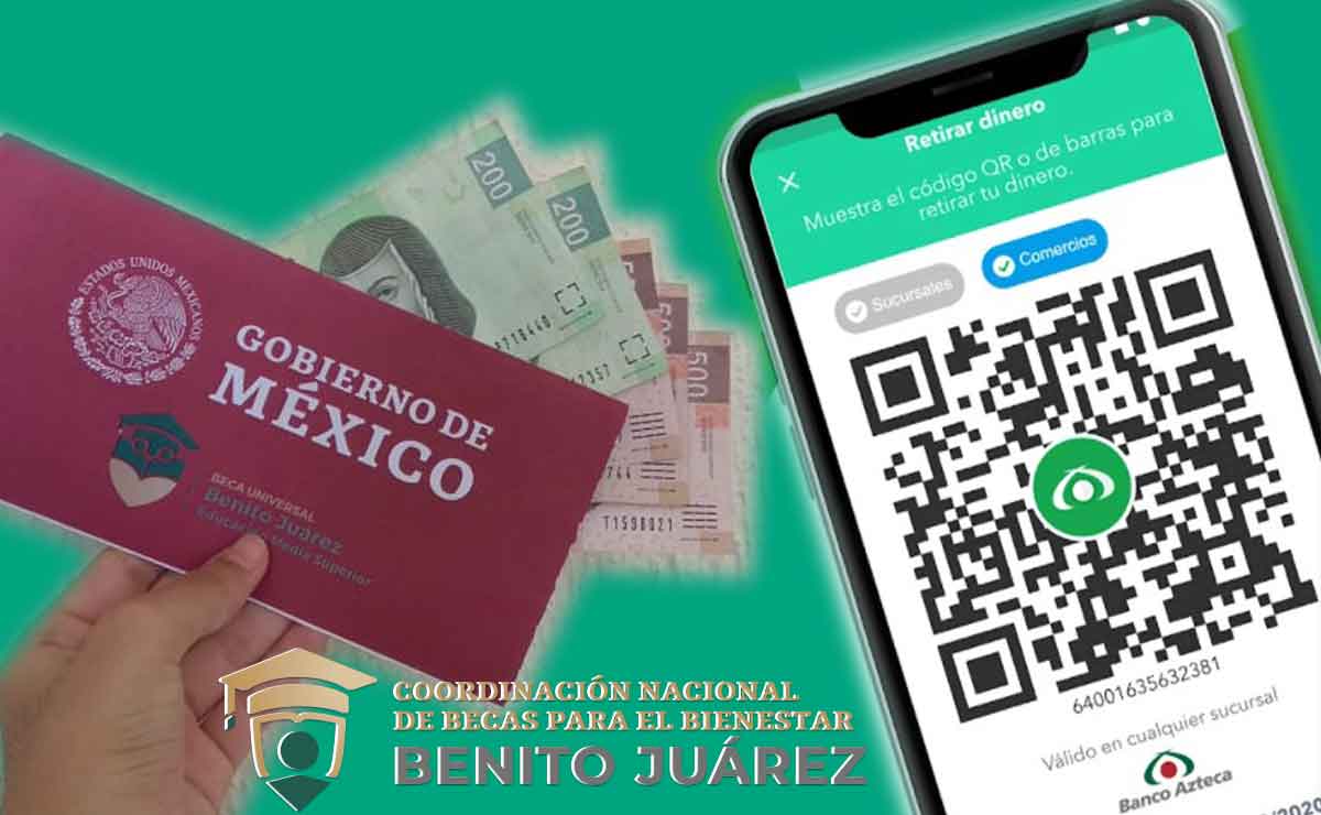 Cómo generar el código qr para cobrar los 3 mil 360 pesos de Becas Benito Juárez