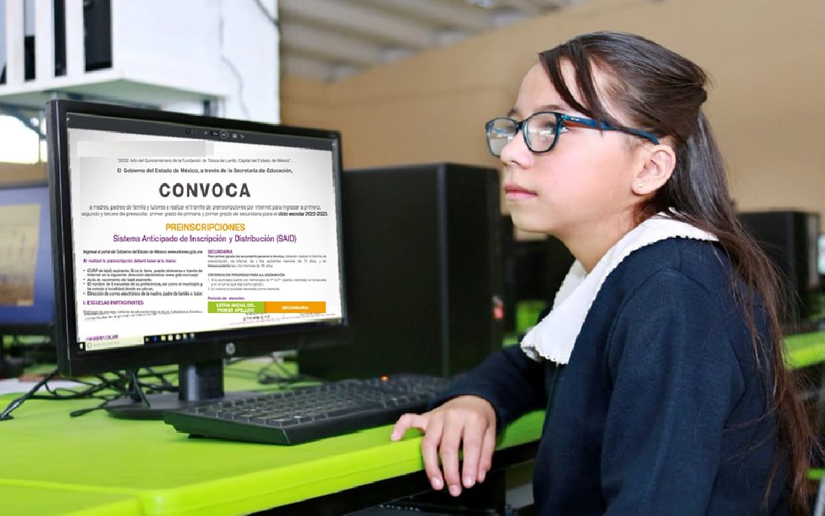 SAID 2022: Fechas de la preinscripciones de primaria 2022 Edomex