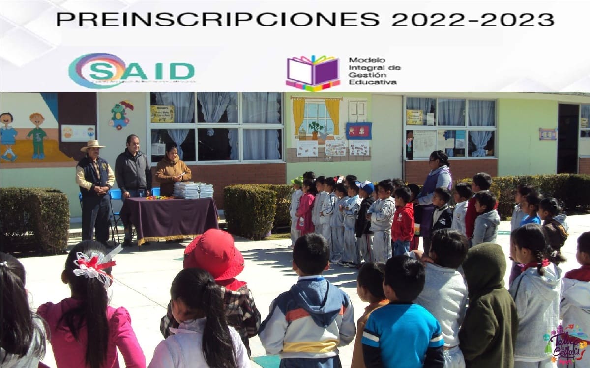 en donde se hace la preinscripcion a prescolar edomex said 2022