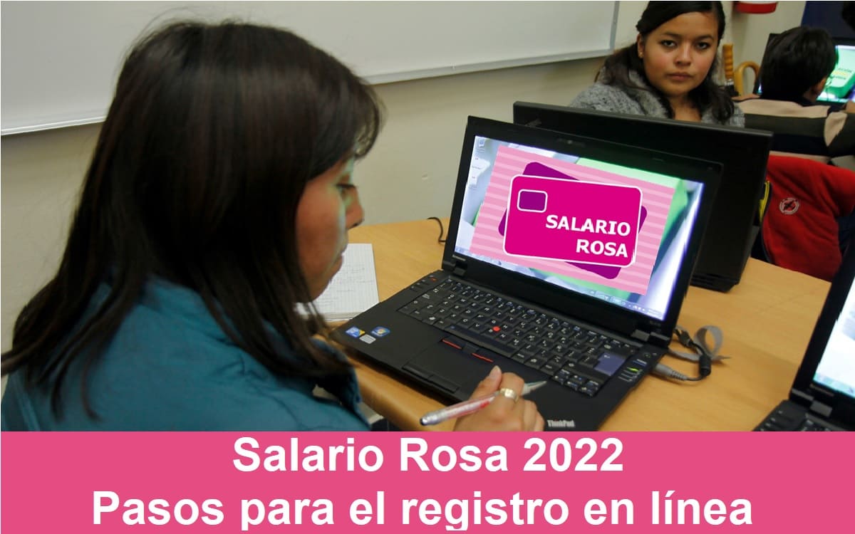 como me inscribo a salario rosa 2022 en línea