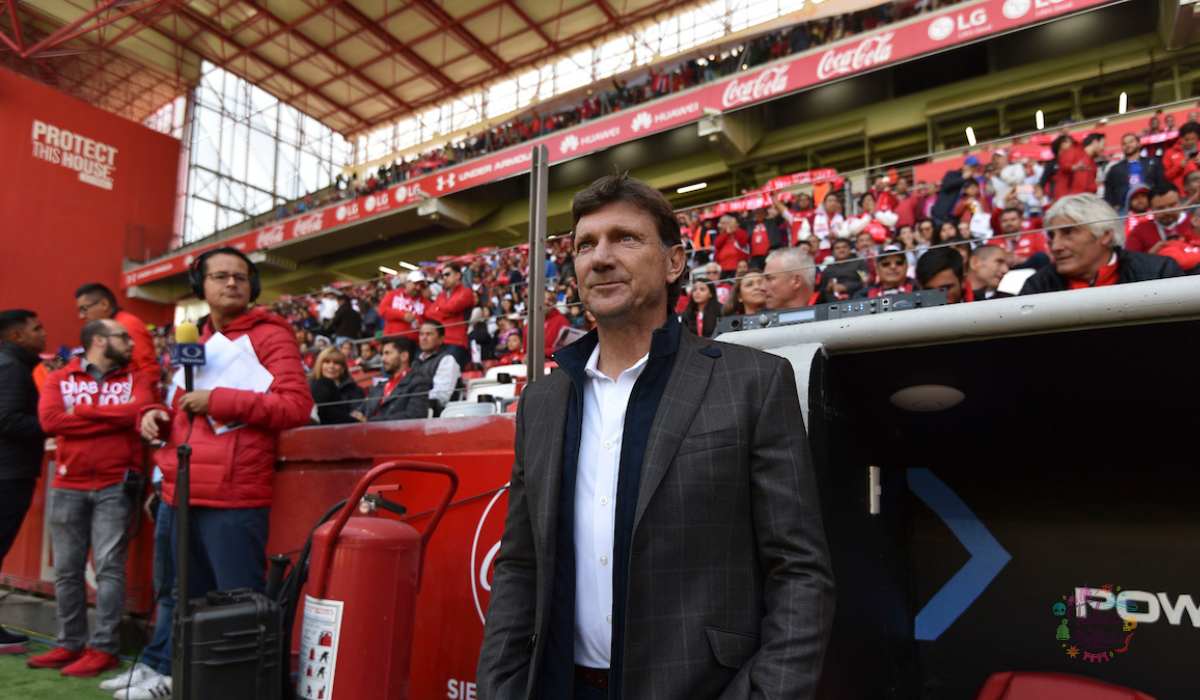 Hernán Cristante en un partido de Liga Mx 2022