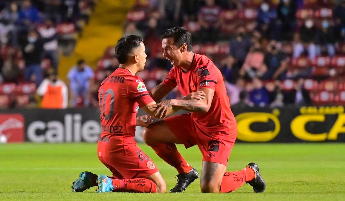 Festejo de gol Leo Fernández Liga Mx 2022