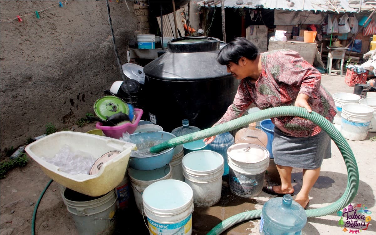 Por que algunas zonas de toluca presentan desabastecimiento de agua