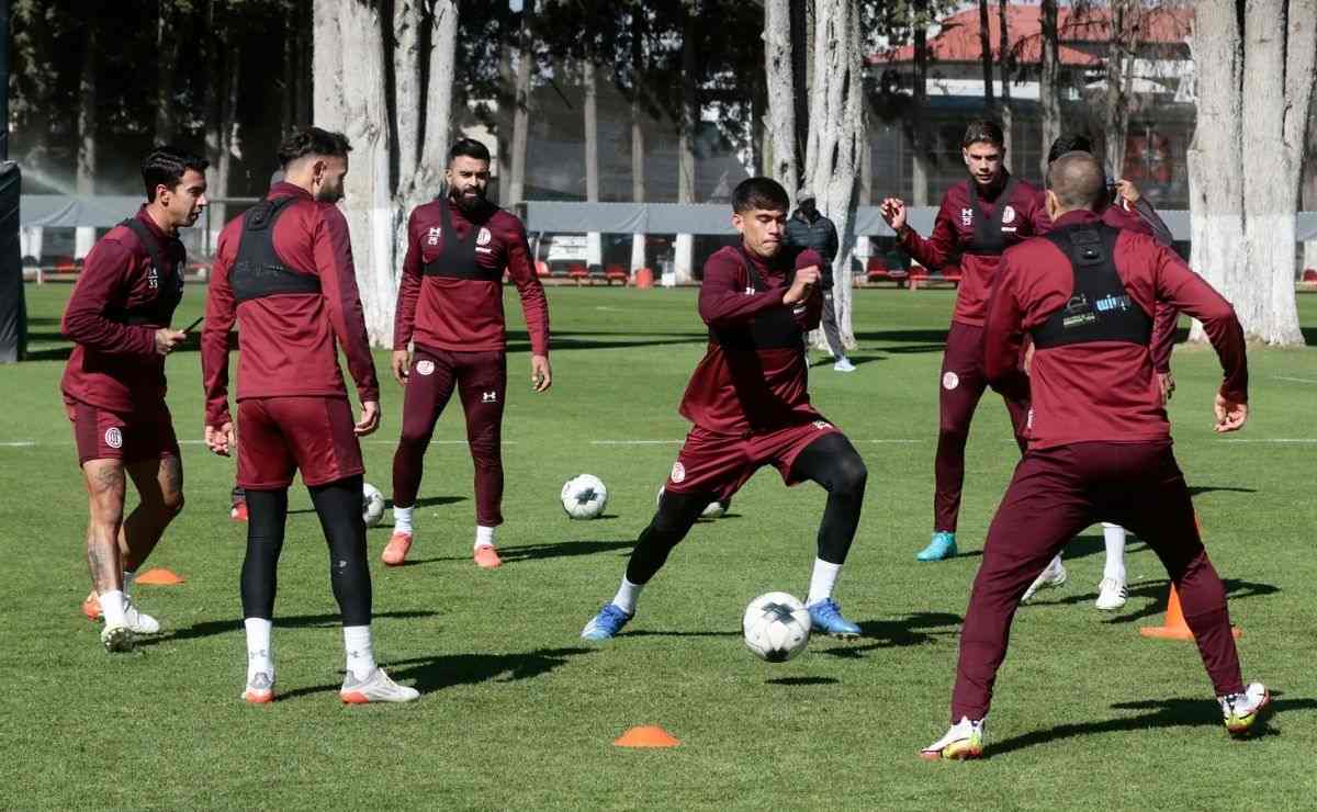 Los jugadores del Toluca FC buscaran 105 aniversario con un triunfo en partido contra Atlético San Luis