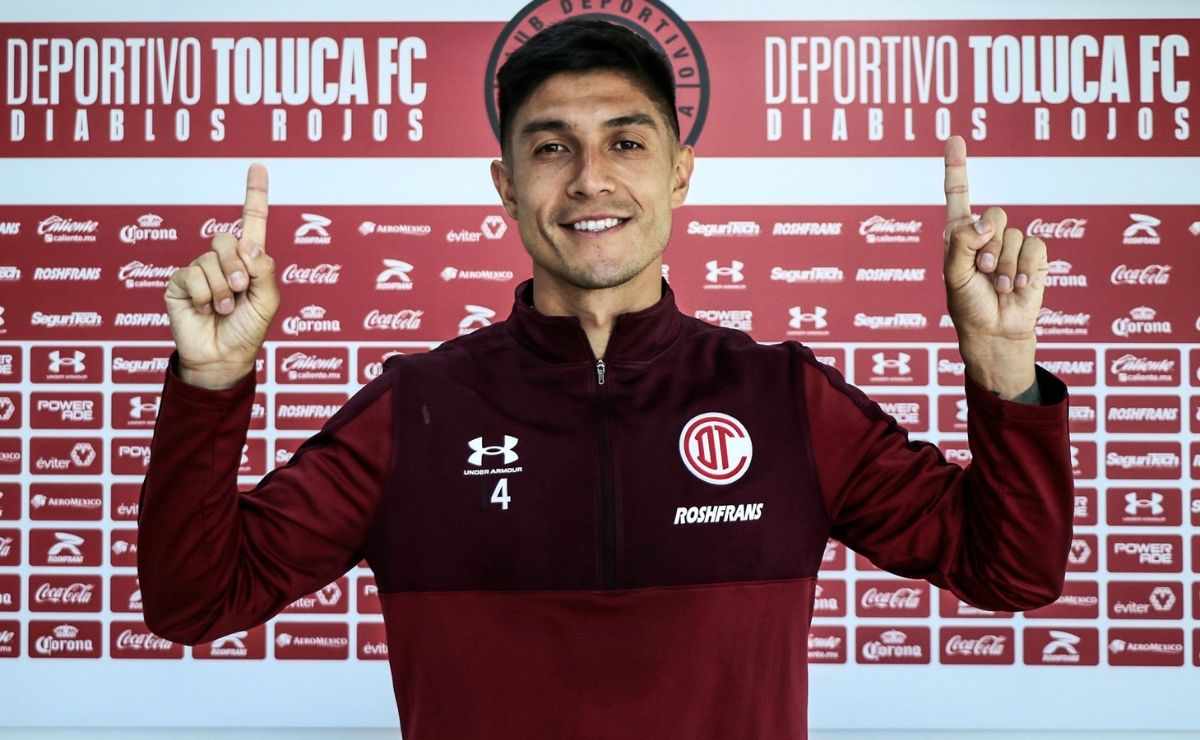 Esto es lo que dijo Valber Huerta a su llegada al fútbol mexicano en el Toluca FC