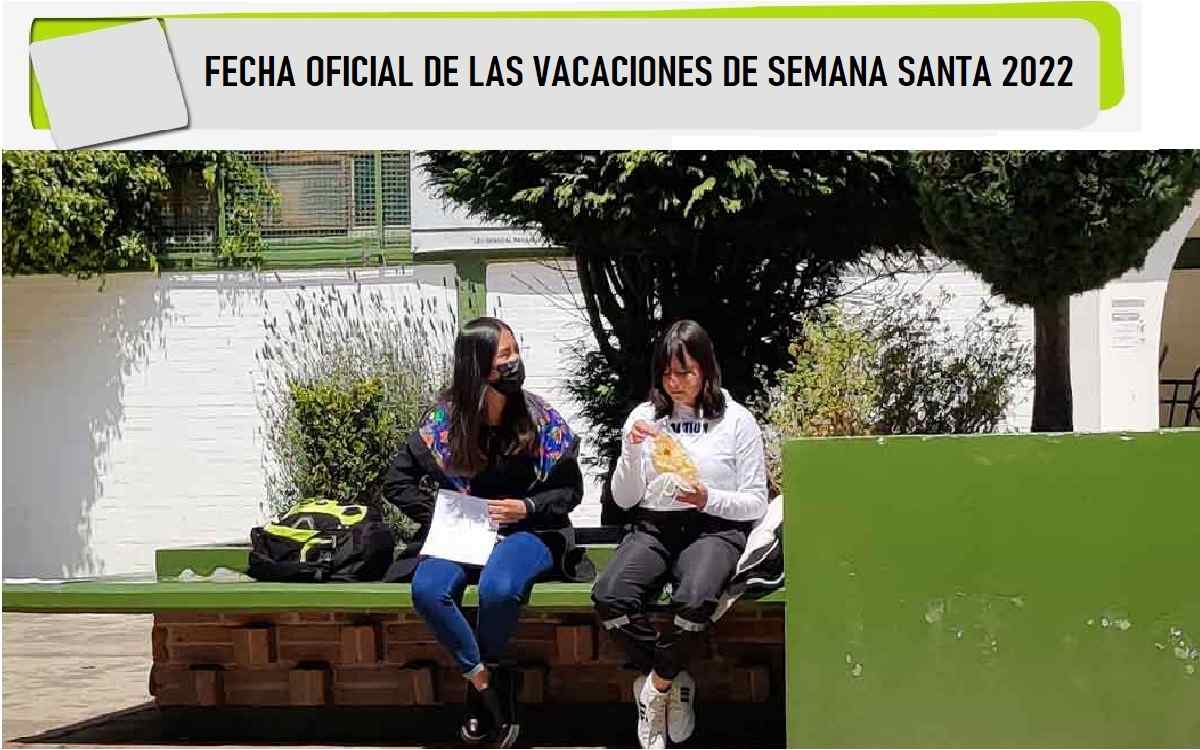 alumnas de prepa esperando las vacaciones de semana santa 2022