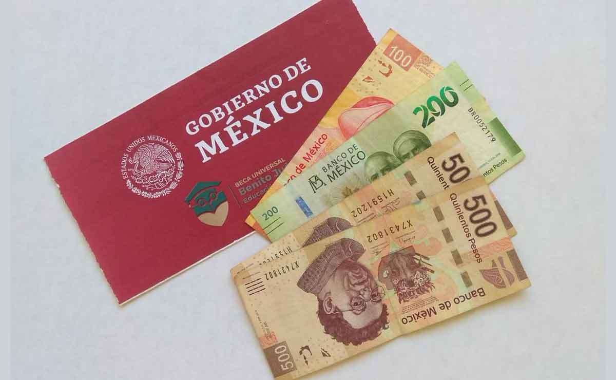 Sobre de pago de becas benito juarez