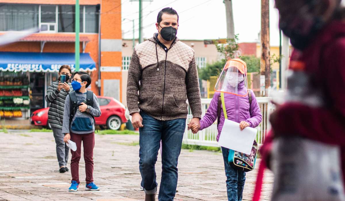Salida de la escuela en el territorio mexiquense
