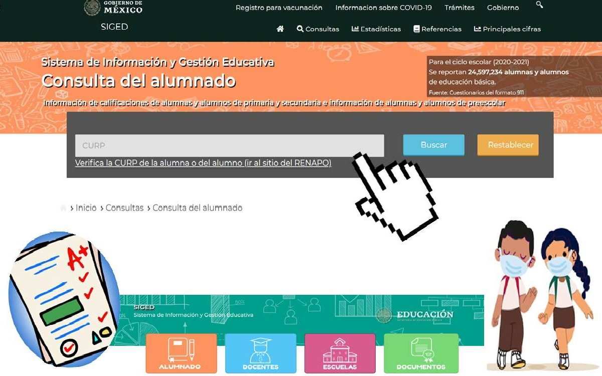 pagina sigen entrega y descarga boleta calificaciones sep 2022