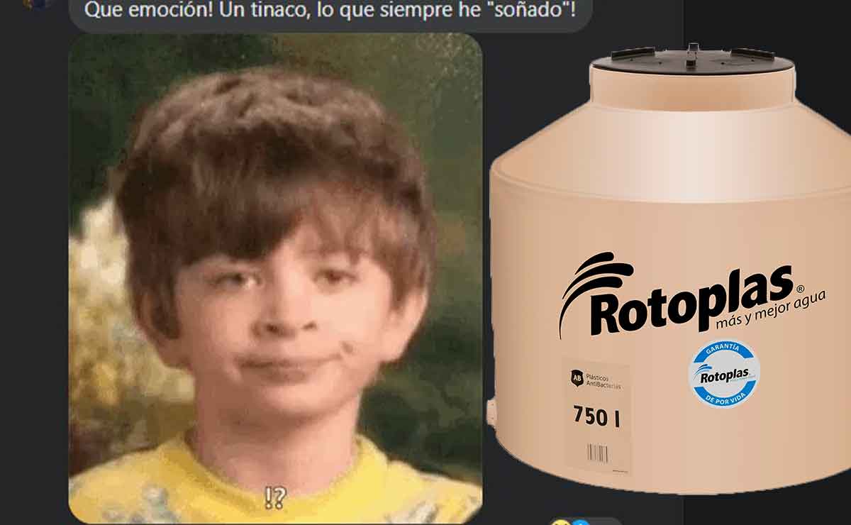 Comentario sobre el partido político regala tinacos para demostrar la escasez de agua en Edomex