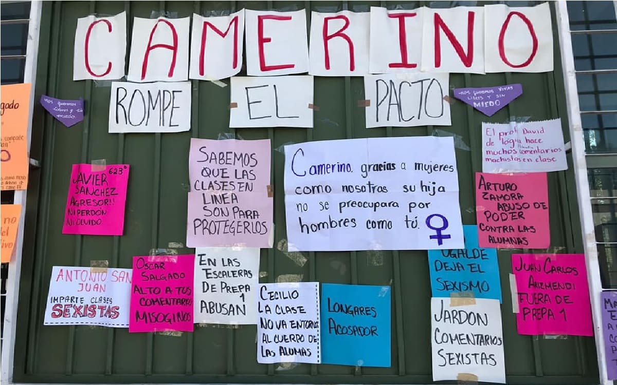 prepa 1 uaemex denuncian acoso de directivos en toluca en el marco del 8m