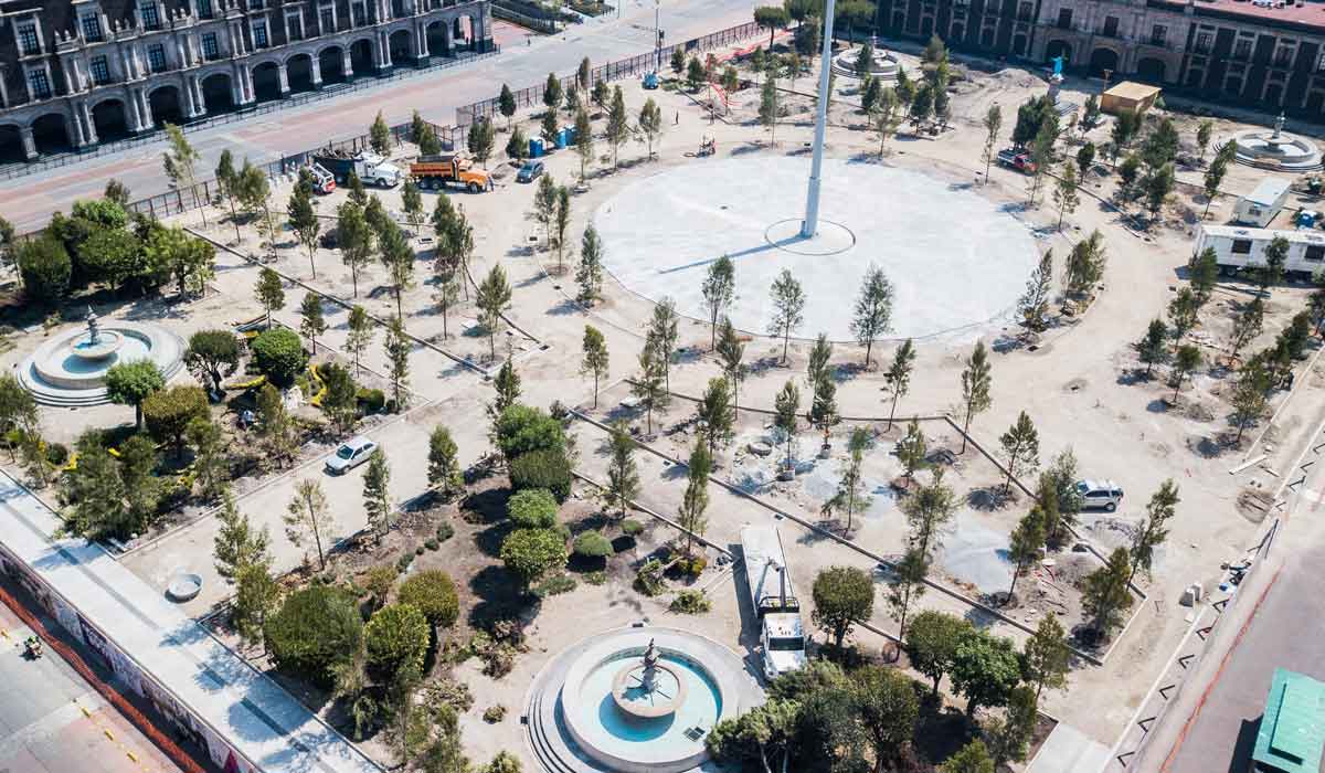 Se esperaba que la Nueva Plaza de los Mártires en Toluca estuviera lista para los 500 años de la ciudad; hasta ahora, ¡estos son los avances!
