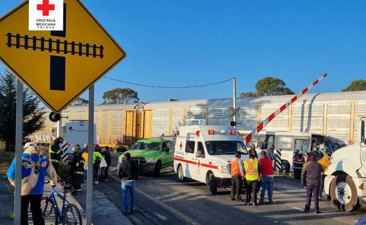 Accidente registrado en Toluca-Palmillas