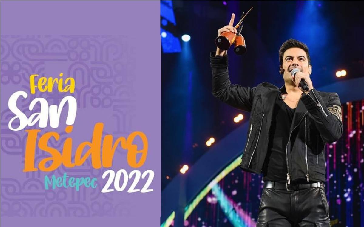 cartel concierto de carlos rivera en la feria de metepec 2022