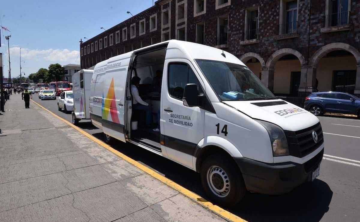 Unidad móvil ubicada en Toluca pra tramitar o renovar la licencia de conducir en Edomex 2022