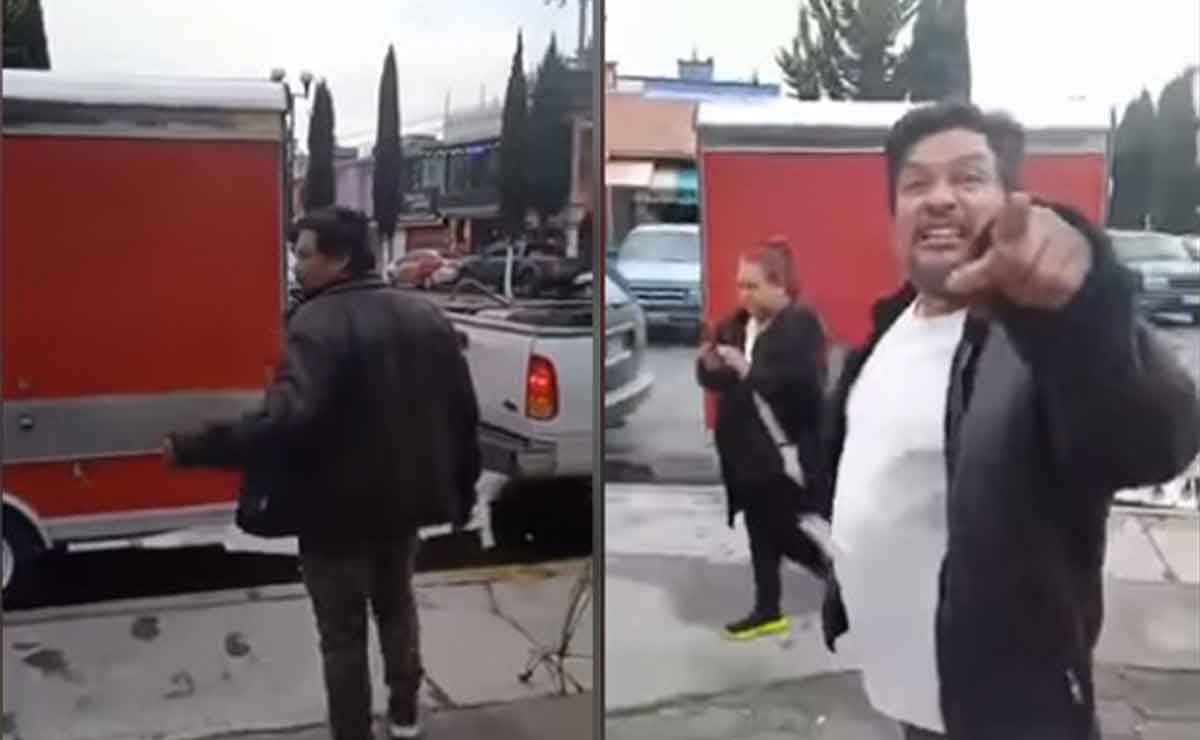 Señor se enoja por que quisieron vender en el mismo lugar en Toluca