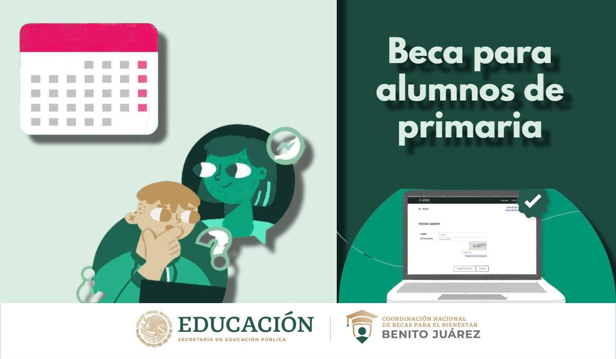 Obtén $1,680 bimestrales pesos con esta beca para alumnos de primaria 