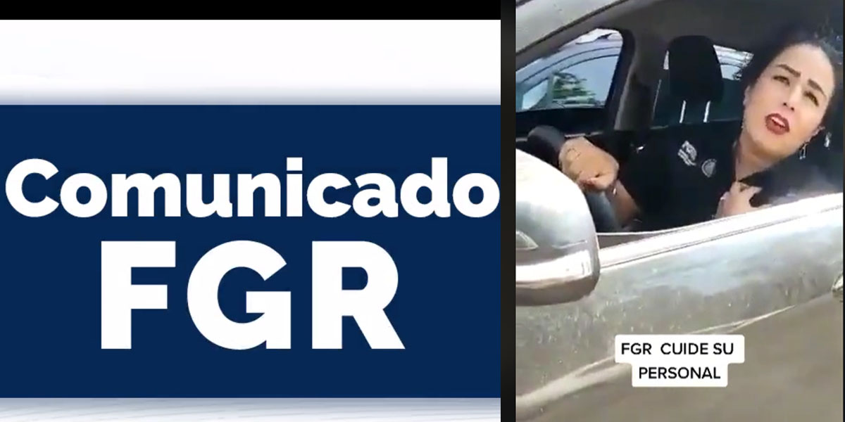 Lady FGR ya se encuentra en investigación tras amenazar a repartidor