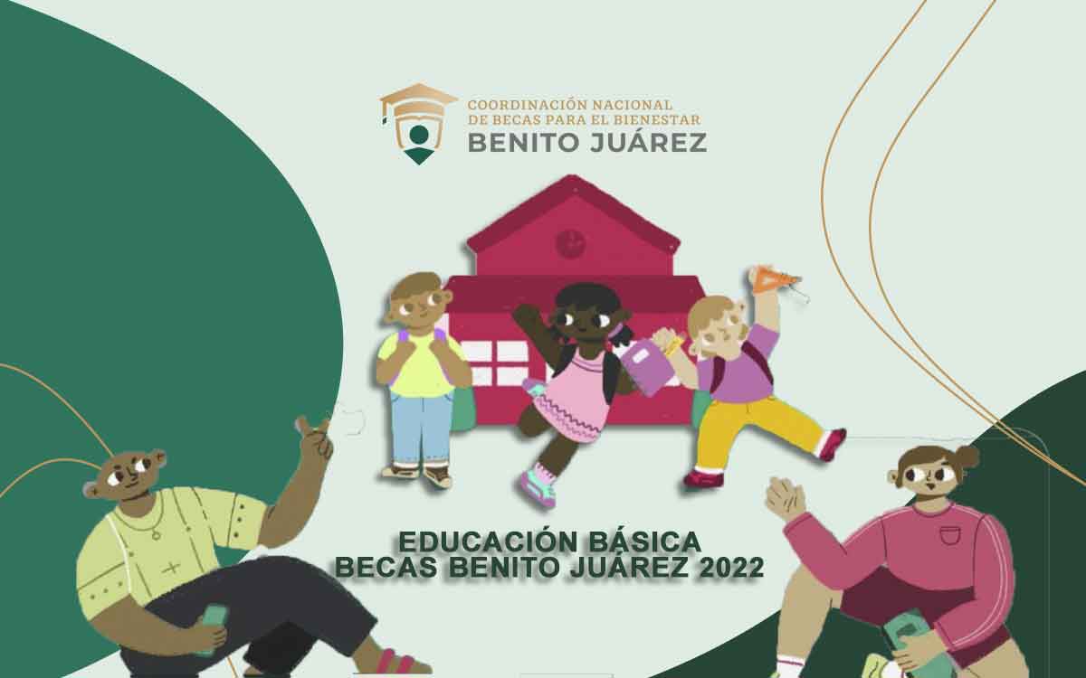 Becas benito juárez educación básica para inicial, preescolar, primaria y secundaria disponible 2022