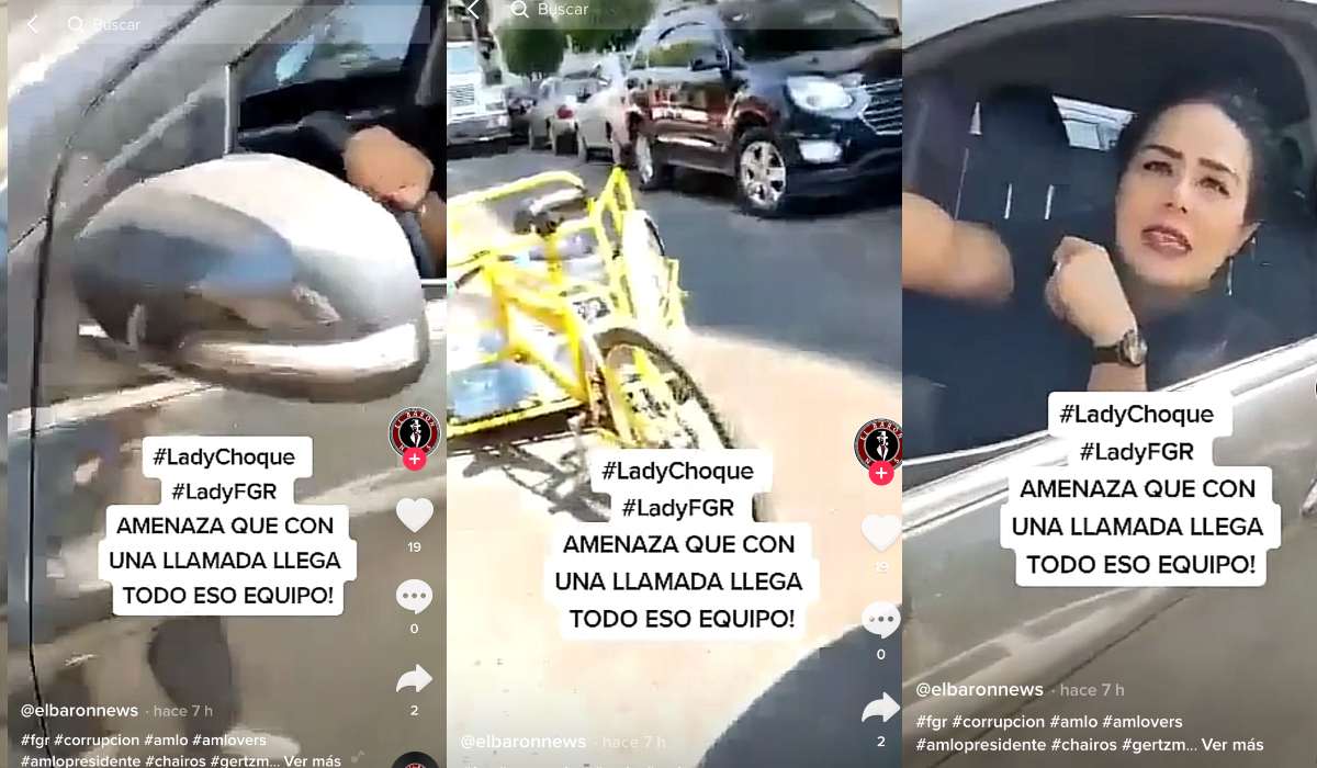 “Con una llamada va a venir todo mi equipo”, Lady FGR amenaza a repartidor de agua 