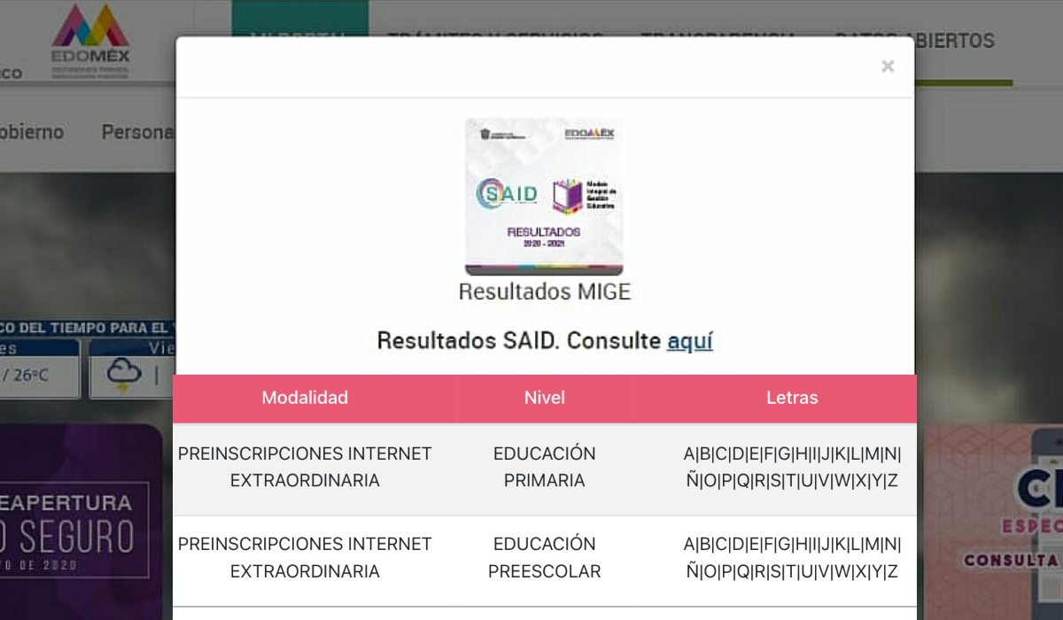 Amplían periodo de preinscripciones de preescolar y primaria SAID 2022